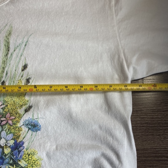 Vintage Anvil Large Marjolein Bastin Flower Shirt White - Picture 6 of 8